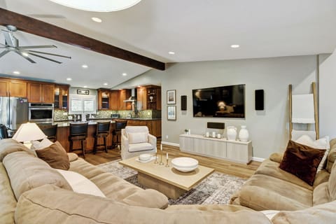 Wireless TV with app systems ready to sign into your account. Surround sound