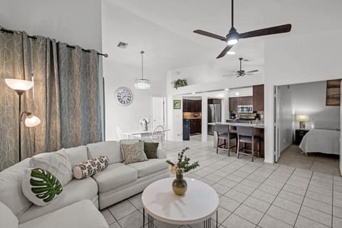 Open floor plan in main area