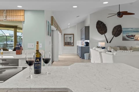 A chef's dream—this modern kitchen blends sleek design with everyday functionality for effortless entertaining.