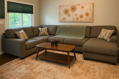 Living Room with Sectional Sofa