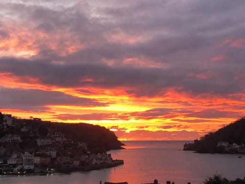 Sunrise over the river Dart