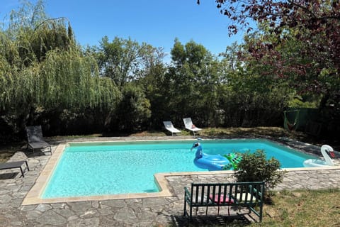 large private pool for guests open May to September