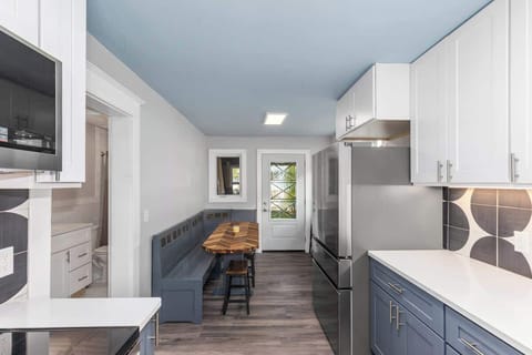 Kitchen and dining area