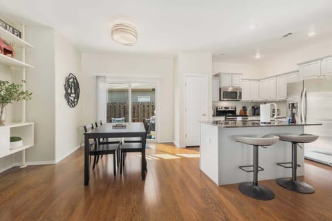 The kitchen is fully stocked with everything you'll need to make a meal or just a good cup of coffee.