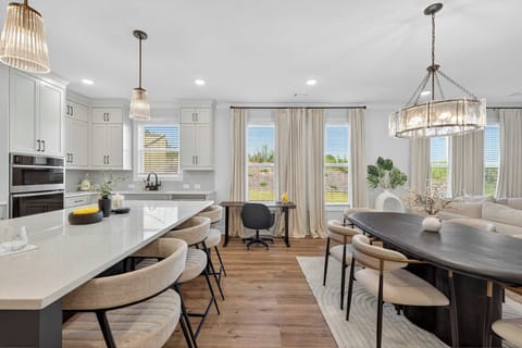 Make mealtime memories in the dining area, with space for the whole crew​