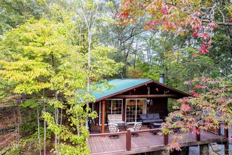 Welcome to Lunabear's Hideaway!  A quiet and private cabin in the woods with a treehouse feel!