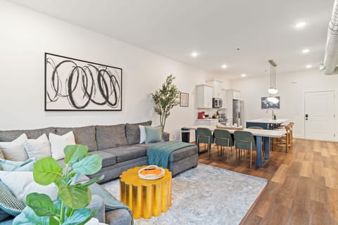 Living Room - Open floor plan living, dinning, and kitchen 