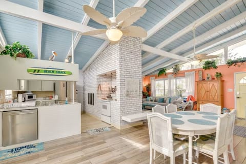 The great room is so filled with streaming light, you'll love the Florida vibes. It takes Sunshine state literally, so bask and enjoy.