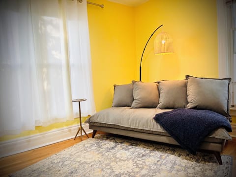 Living room with Joybird sofa