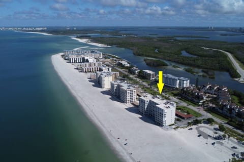 This stunning 4th floor condo is located at Casa Bonita One - a Gulf-front condo complex on the northern end of Hickory Island, home of Bonita Beach.