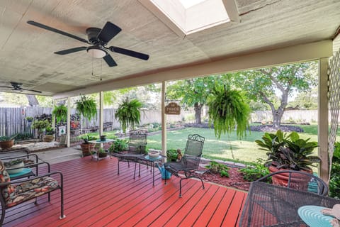 Covered Patio w/ Seating | Gas Grill