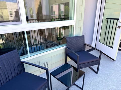 Enjoy stunning views of the iconic city from your own private balcony