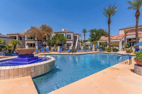 Resort-style community perks include a heated pool, hot tub, sauna, BBQ areas, lounge, gym, and pool table. 