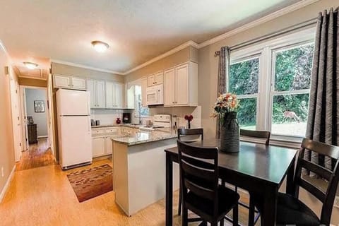 Large kitchen and dining area with plenty of room for family