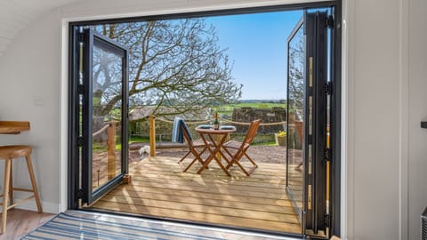 Views across the garden at The Nook