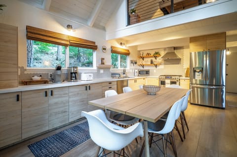 Dining table seats 8