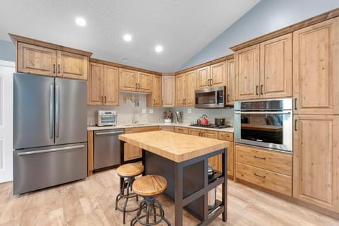 Fully equipped kitchen perfect for home-cooked meals.