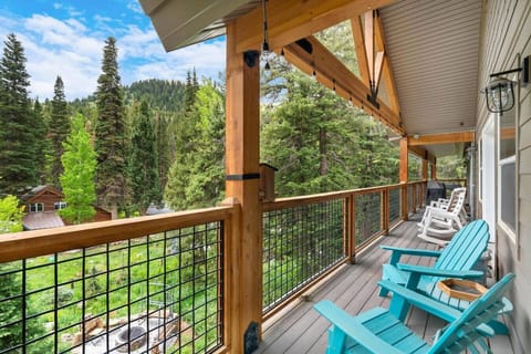 Enjoy fresh air and peaceful balcony views