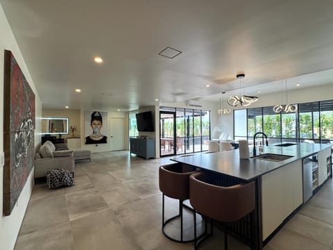 Large living-dining open plan space perfect for entertaining 