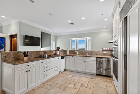 Too many cooks in the kitchen?  Not here!  Tons of space means there can be two or three cooks.  Let the fun begin!