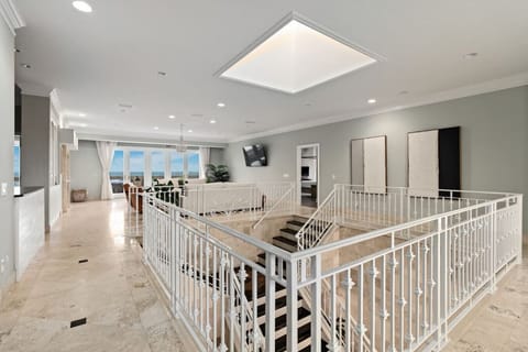 The second floor looking east toward the ocean