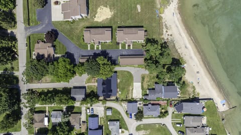 Birds eye bliss – steps from the sandy shoreline