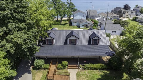 Charming curb appeal – classic front porch welcome