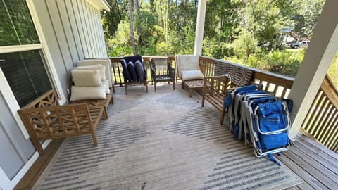 Back deck lounge area