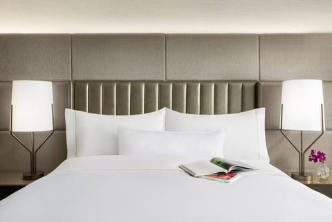 Sink into cloud-soft linens for a perfectly restful night.