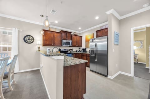 Tasteful decor with modern, updated finishes. 