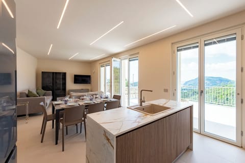 Kitchen and dining area