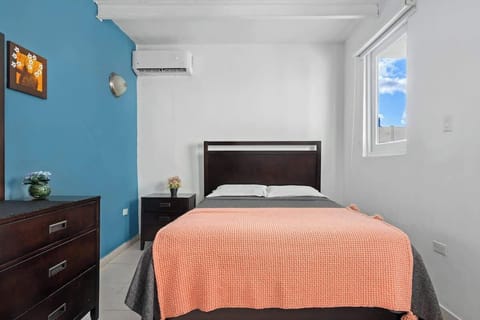 Drift off to sleep in this tranquil bedroom.

