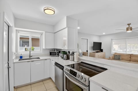 Prepare your favorite meals in the full kitchen