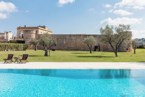 The splendid pool and gardens.