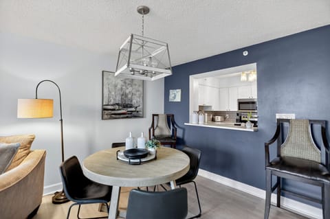 Open Concept Living Area, Dining Area, And Breakfast Bar