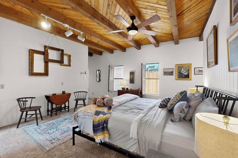 Master bedroom with ensuite bathroom.