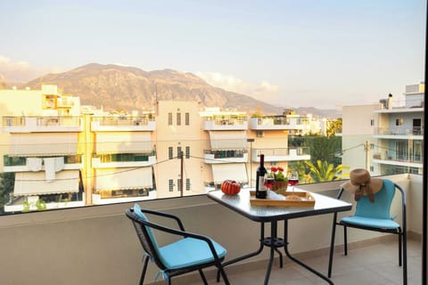Gaze into the mountains from the balcony