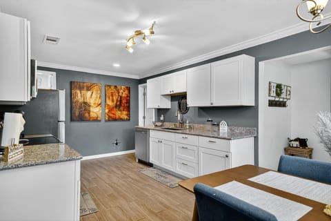 Indoors, Floor, Flooring, Kitchen, Painting