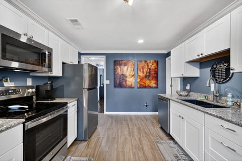 Indoors, Floor, Flooring, Kitchen, Appliance