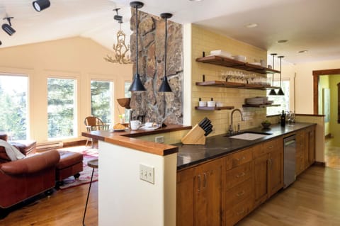 Kitchen and Living Room