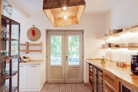 Another shot of the kitchen and its terrace access.