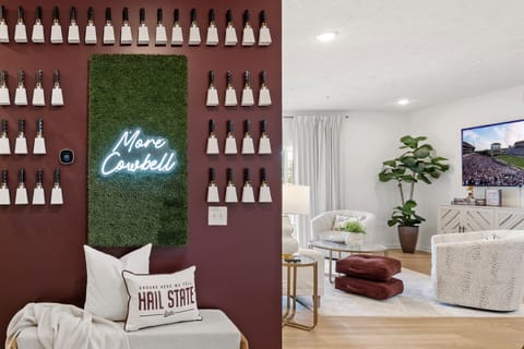 Welcome to Cowbell Row—just steps from MSU campus. A condo where game day spirit meets modern comfort.