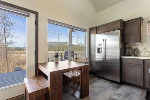 Kitchen with dining area