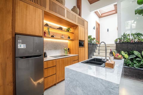 Kitchen of the villa