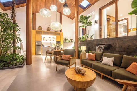 Living room of the villa