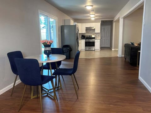 Bright and inviting dining space.