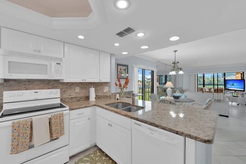 Fully equipped kitchen at Fairview Isles 101