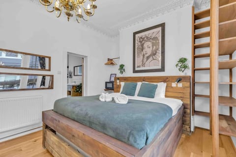 Comfortable king size bed 