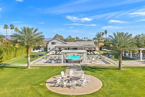 Back yard and main feature of this beautiful home