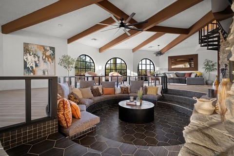 Sunken living room 
